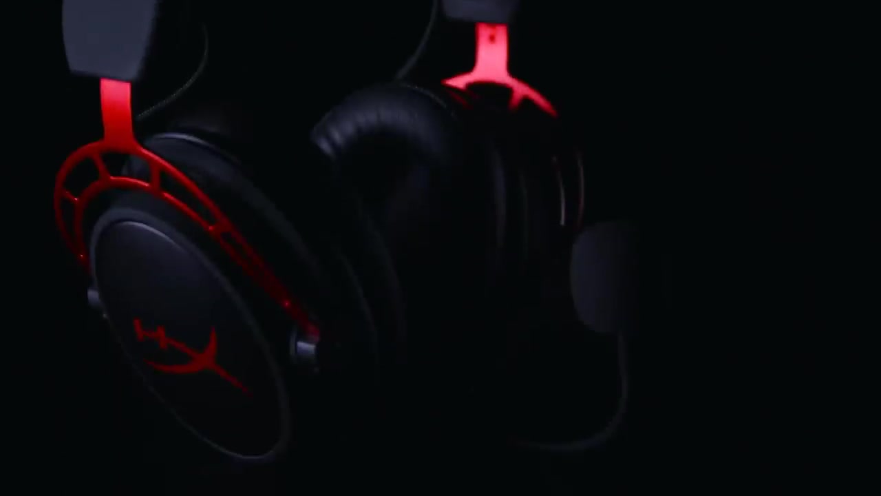 Проводные наушники HyperX Cloud Alpha, red balck, с двухкамерными динамиками, Съемный микрофон, Время работы 120 ч — фото 1