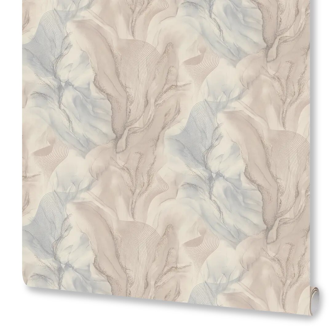 Обои флизелиновые Ornamy Euphoria коричневые 1.06 м OR8077-12