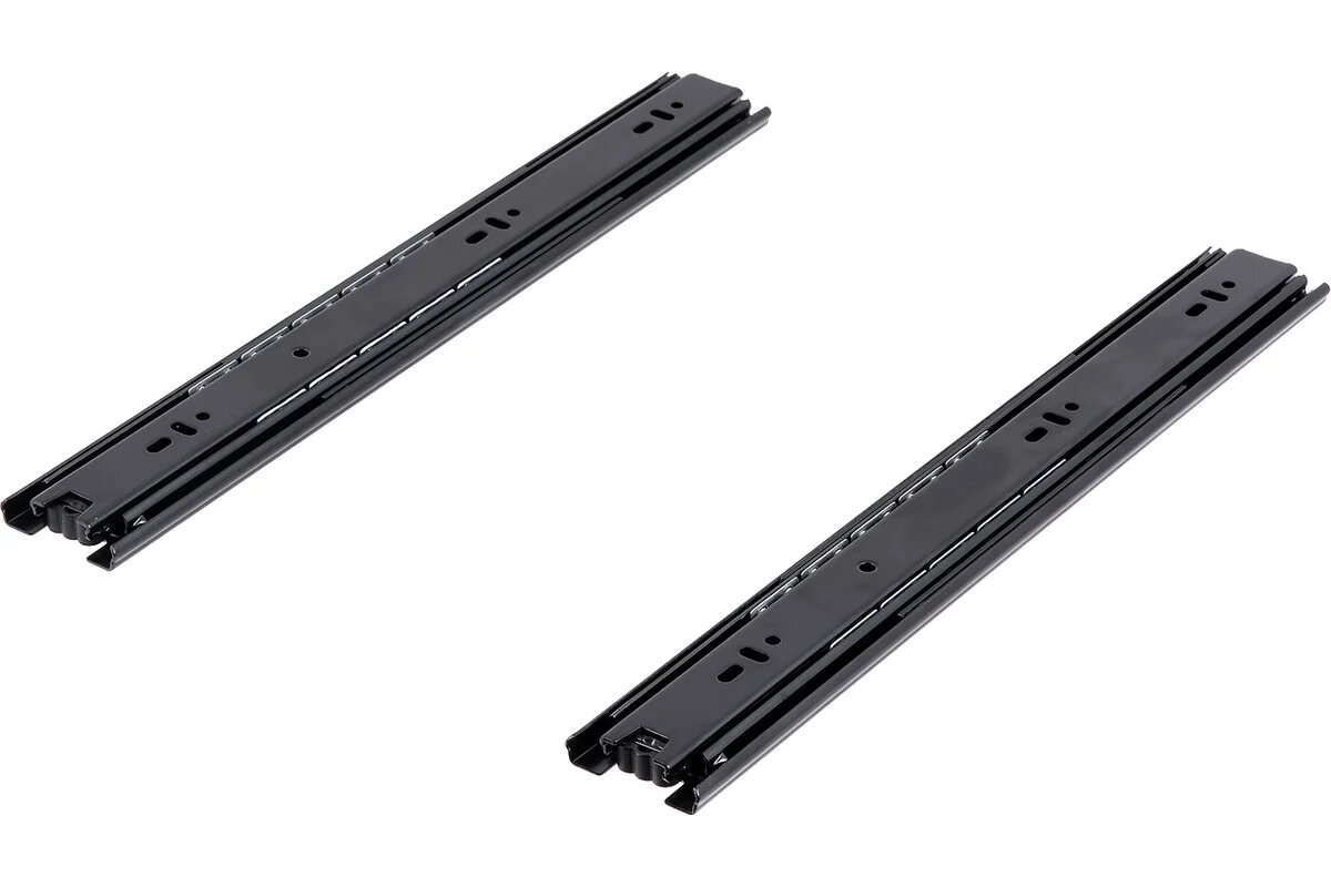 SAMET Шариковые направляющие SO CLASS Black накладные  46 мм без доводчика  350 мм 115288