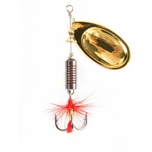 Блесна вращающаяся LUCKY JOHN BONNIE BLADE 4, расцветка 012, вес 10,3 г, размер #4 / Блесна для рыбалки на щуку, окуня