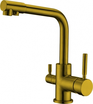 Смеситель для кухни Emar ECB-3003N PVD Golden