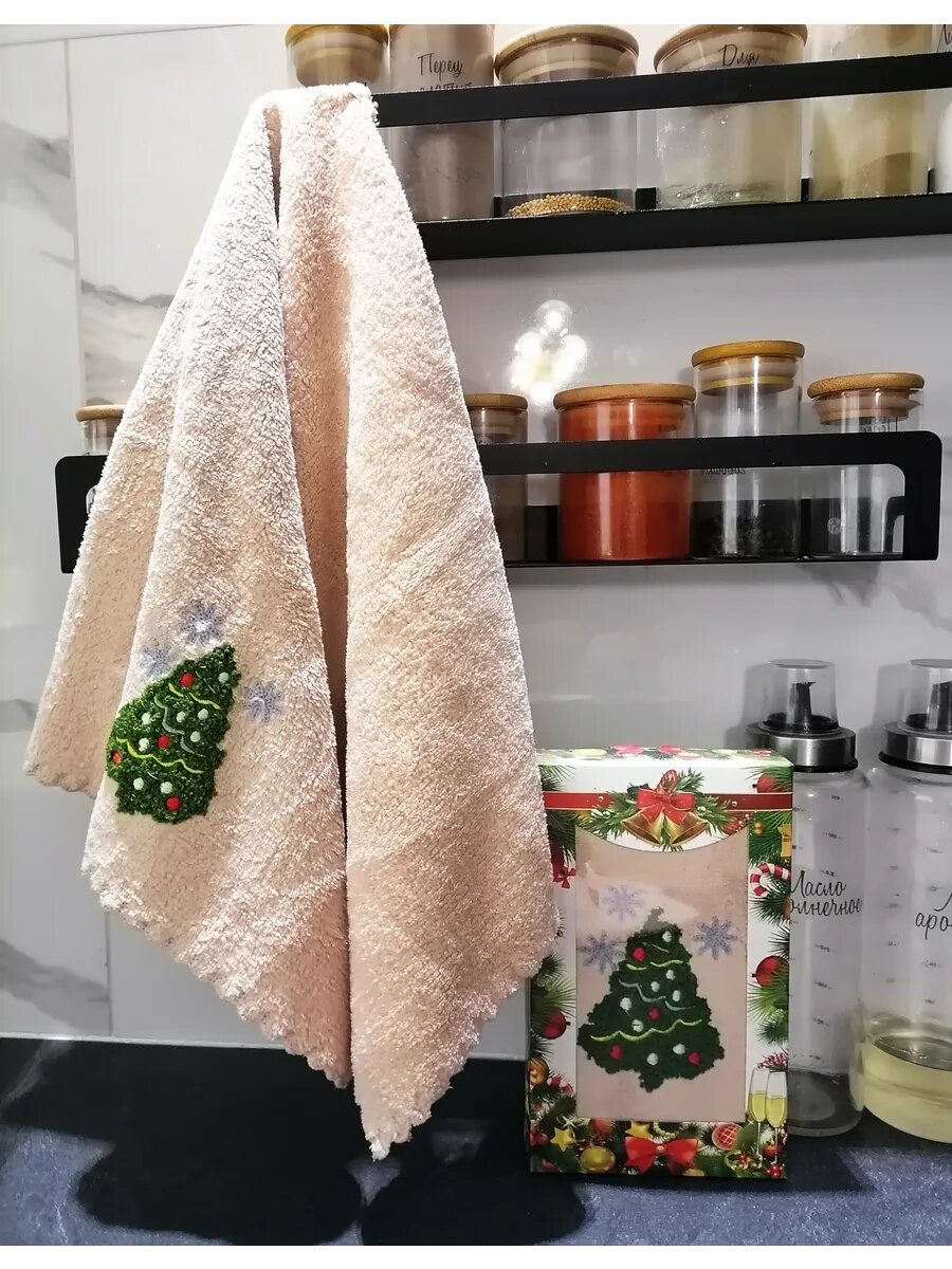 Полотенце "Новый год" 33х70 в подарочной коробке