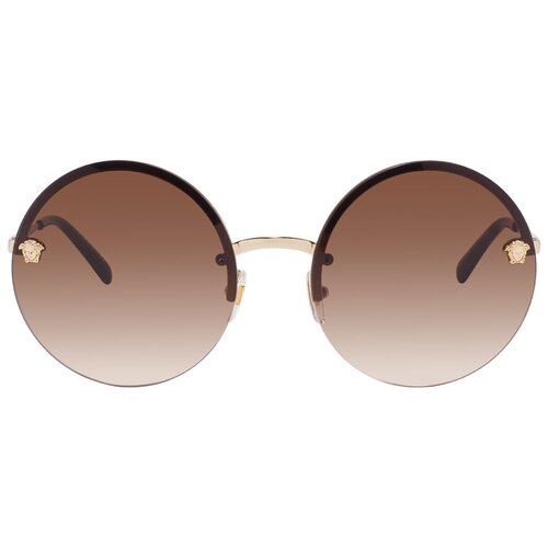 фото Солнцезащитные очки versace, коричневый, золотой