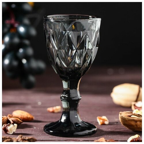 Рюмка стеклянная Magistro Круиз 50 мл 510 см цвет серо-зелёный 391₽