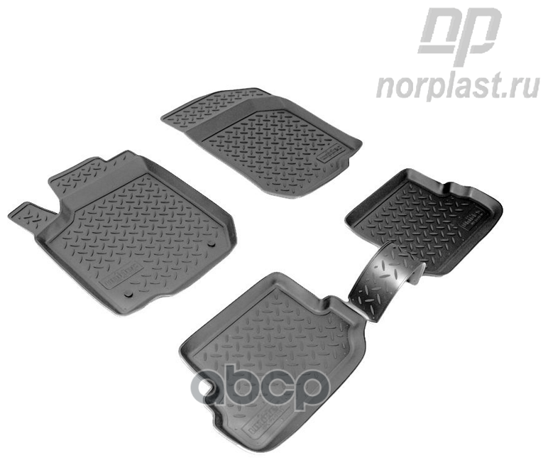 Коврики Салон. Skoda Octavia I (A4) (1997-2000) Skoda Octavia Tour (A4) (2000-2010) Черн Полиурет NORPLASTNPLPO8140