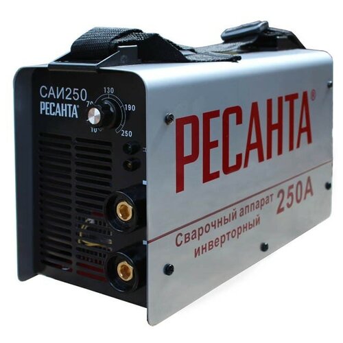 Сварочный аппарат инверторный Ресанта САИ 250 250 ампер комплект кабелей 1049000₽