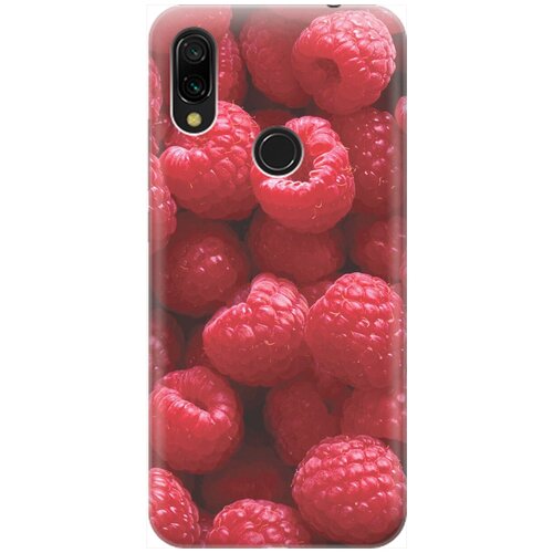 фото Re:pa накладка transparent для xiaomi redmi 7 с принтом "малинки"