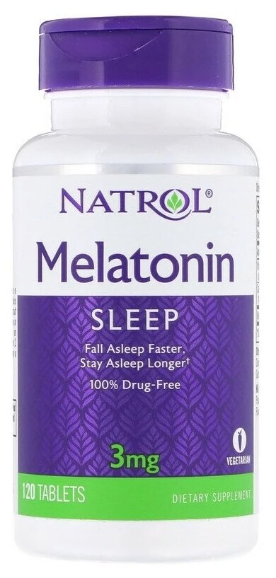 Natrol Melatonin 3 мг 120 табл (Natrol)