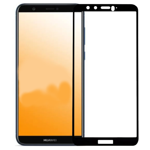 Защитное стекло на Huawei P Smart/Enjoy 7S, 3D Nano, черный, X-CASE защитное стекло полное покрытие для huawei p smart huawei enjoy 7s белое