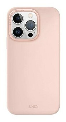 Панель силиконовая Uniq Lino для iPhone 14 Pro Max, Pink