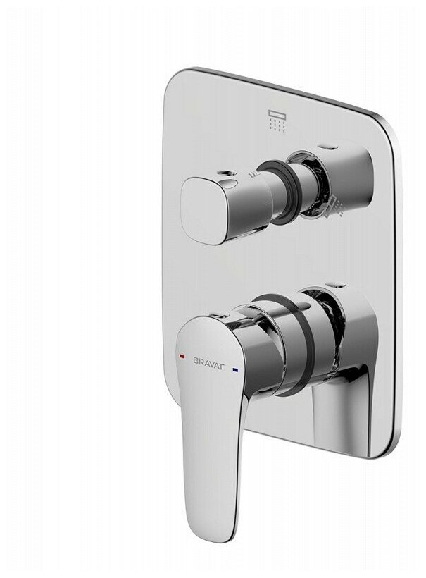 Bravat Встраиваемый смеситель 2-функц. (PB8173218CP-2-ENG)