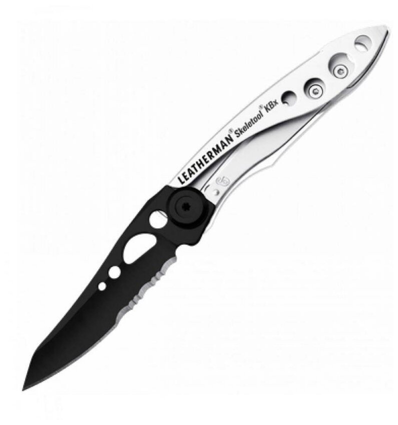 Нож Leatherman Skeletool KBX, 2 функции, серебристо-черный 832619