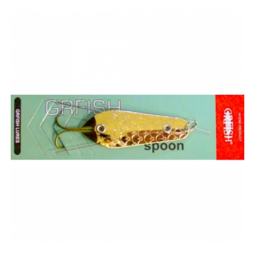 grfish блесна shtorling spoon 26г 65мм gold GRFish, Блесна Weedless Spoon, нецепляйка, 20г, 70мм, Gold