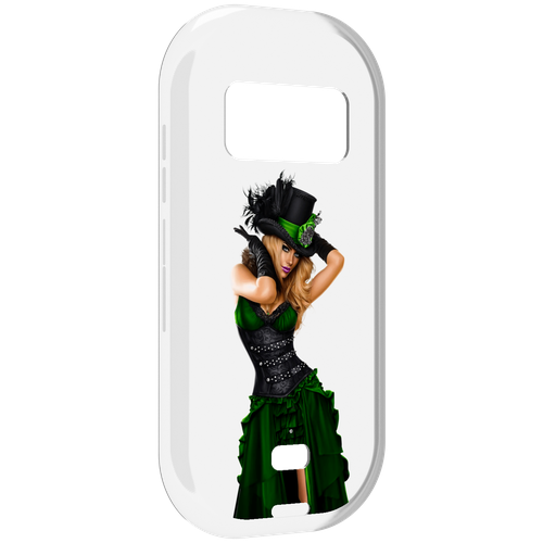 Чехол MyPads девушка-в-модном-длинном-платье женский для UleFone Armor 15 задняя-панель-накладка-бампер