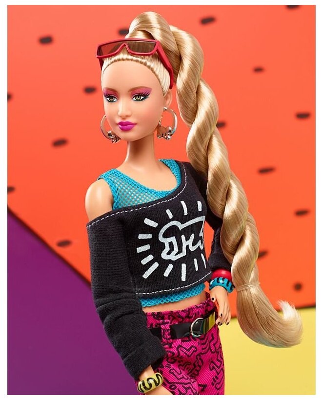 Коллекционная кукла Barbie Х Кит Харинг (FXD87) - фото №5