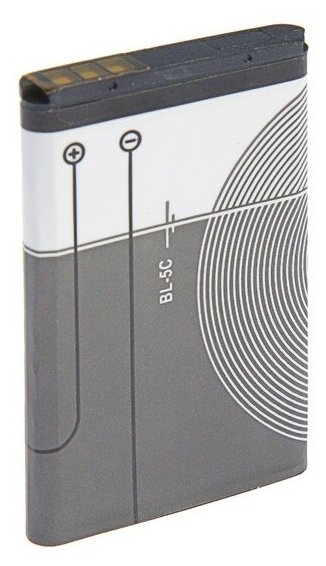 Аккумулятор LuazON BL-5C, для портативных колонок, мобильных устройств, 3.7 В, 1020 мАч