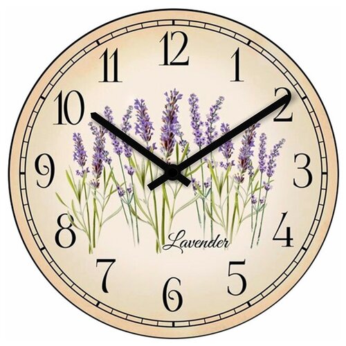 фото Svs настенные часы svs 4001166 lavender