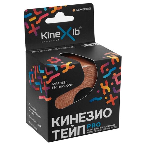 KineXib Кинезио-тейп Kinexib Pro, 5 см х 5 м, бежевый