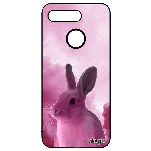 фото Противоударный чехол на мобильный // honor v20 / view 20 // "кролик" дизайн трус, utaupia, розовый