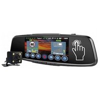 Комбо видеорегистратор автомобильный зеркало 3 в 1 с радар-детектором, камерой и GPS-информатором Playme Vega Touch