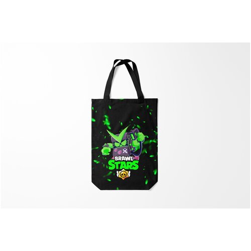 фото Сумка-шоппер / 31х42 см / геймерам / brawl stars virus 8 bit. burnettie