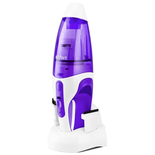 Пылесос ручной KITFORT КТ-5119 сухая уборка белый фиолетовый 326200₽