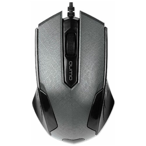 Проводная офисная мышь QUMO Office M14 серая 64100₽
