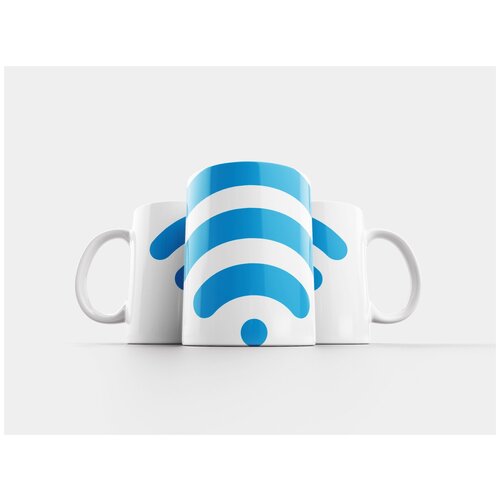 фото Кружка "беспроводной сигнал, значок, изображение" 320 мл lotsprints