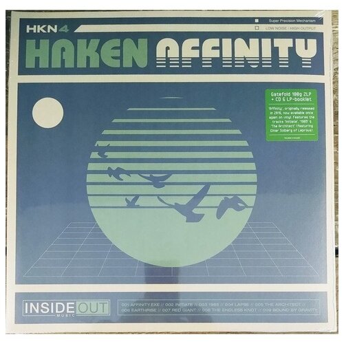 HAKEN AFFINITY 2LP+CD 180 Gram Black Vinyl Gatefold Booklet 12