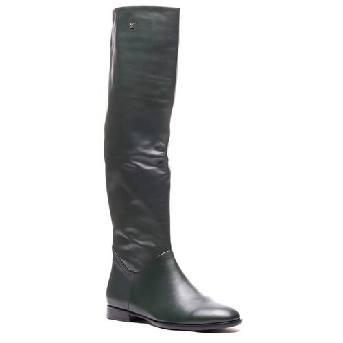 фото Basconi 80152bc сапоги женские зеленый, натуральная кожа