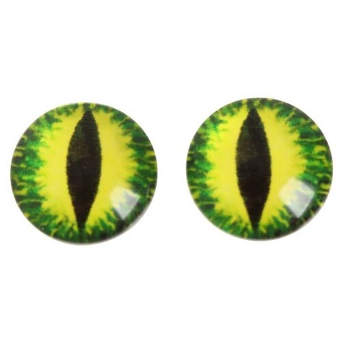 фото Глаза, набор 14 шт, размер 1,4 см 4493813 сима-ленд