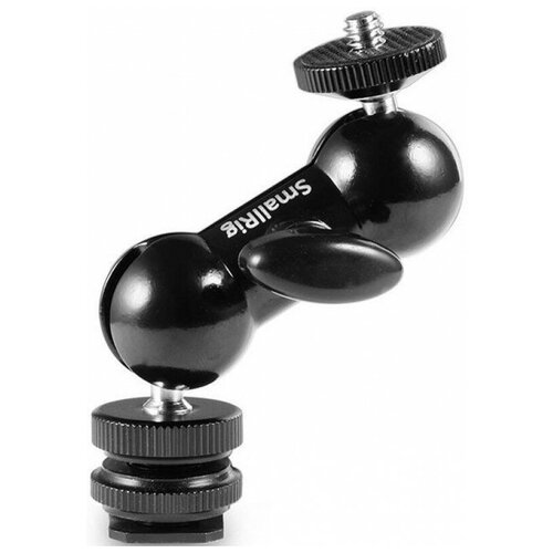 фото Держатель аксессуаров smallrig multi functional double ballhead w/ shoe mount + 1/4 (1135)