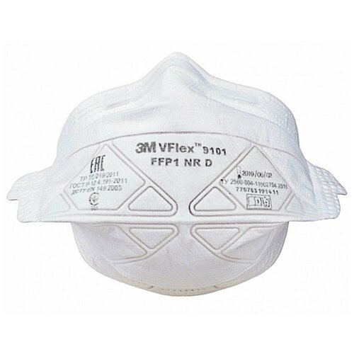 респиратор 3m vflex 9152r ffp2 конвертный 25 шт Респиратор 3M 9101 (FFP1)