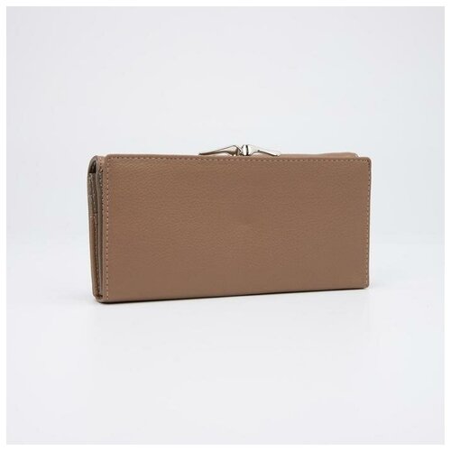 фото Кошелёк на магнитах, цвет коричневый нет бренда