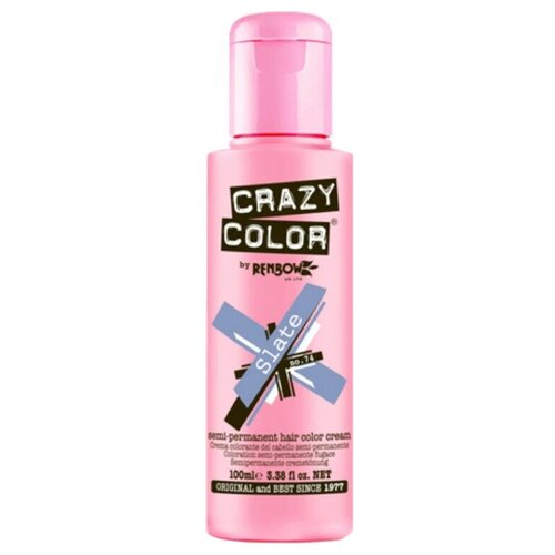 Crazy Color Краситель прямого действия Semi-Permanent Hair Color Cream, 74 slate, 100 мл