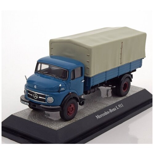 Модель автомобиля Premium ClassiXXs - Mercedes-Benz L911 1969, Blue/Grey (Синий/Серый), 12050, 1:43