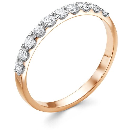 Кольцо с 10 бриллиантами 0.3 карат из красного золота 53825 VESNA jewelry, размер 16.5