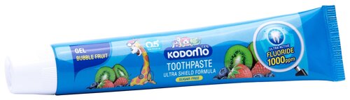Зубная паста LION Kodomo гелевая с ароматом мультифрукта, 40 мл, 40 г