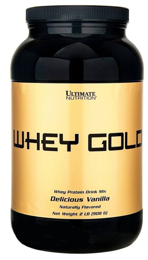 Ultimate Nutrition Whey Gold 908 гр 2lb (Ultimate Nutrition) Ваниль