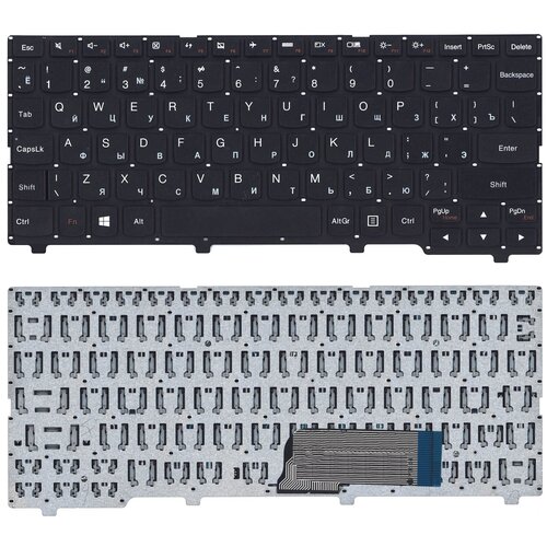 клавиатура keyboard nb116bt1 mb v11 для ноутбука lenovo ideapad 100s 11iby черная без рамки Клавиатура для ноутбука Lenovo IdeaPad 100S-11IBY черная без рамки