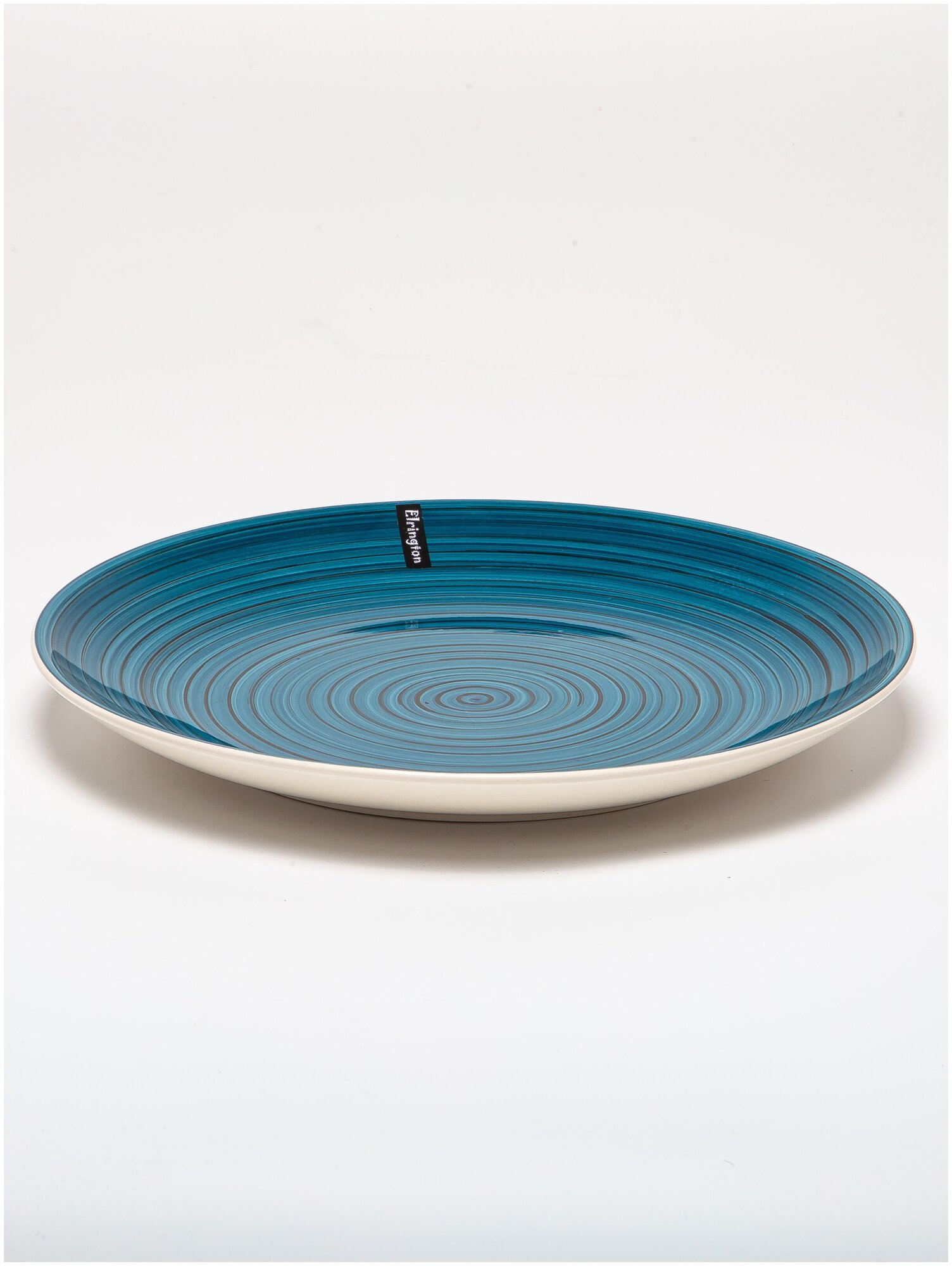 Тарелка десертная, керамика, 27 см, круглая, Аэрография Вечерний бриз, Elrington, 139-27007