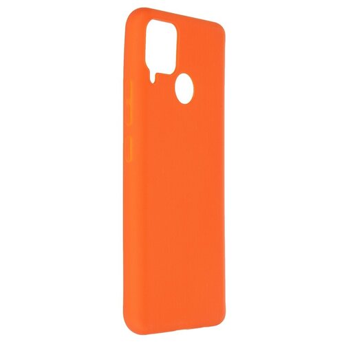 фото Чехол neypo для realme c15 soft matte silicone orange nst18937