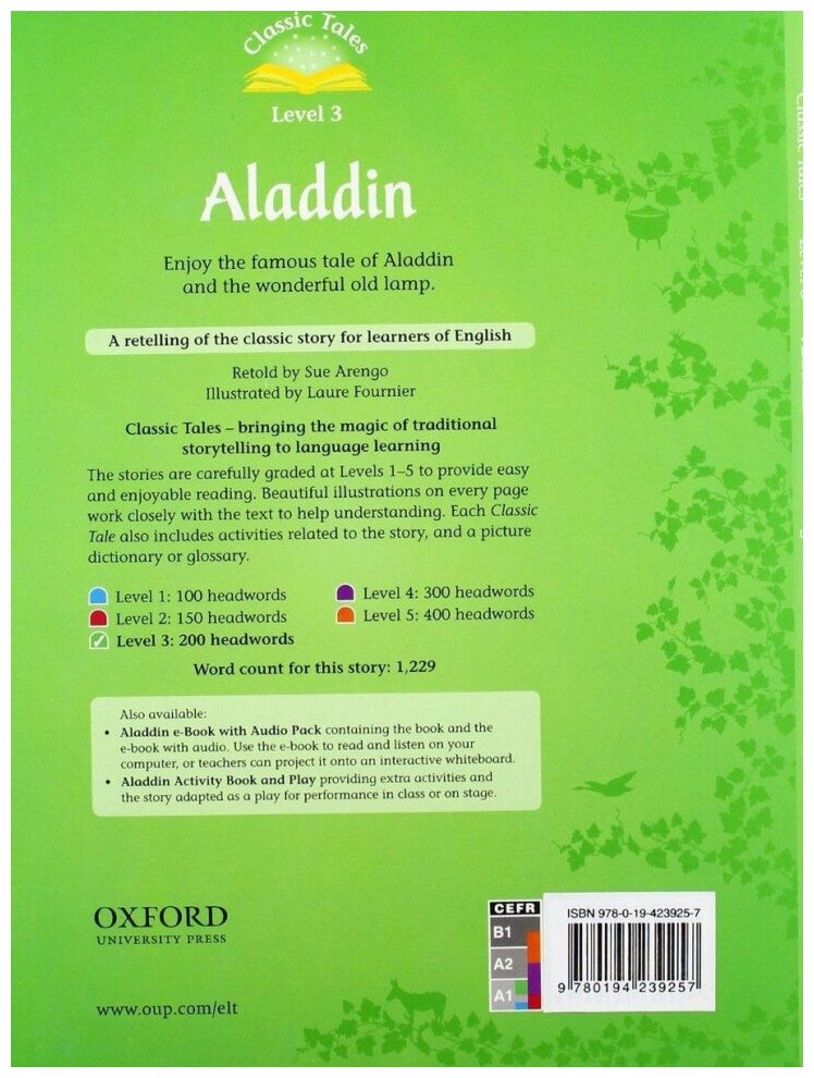 Книга Oxford University Press "Classic Tales Level 3. Aladdin with Audio Download" - фото №4