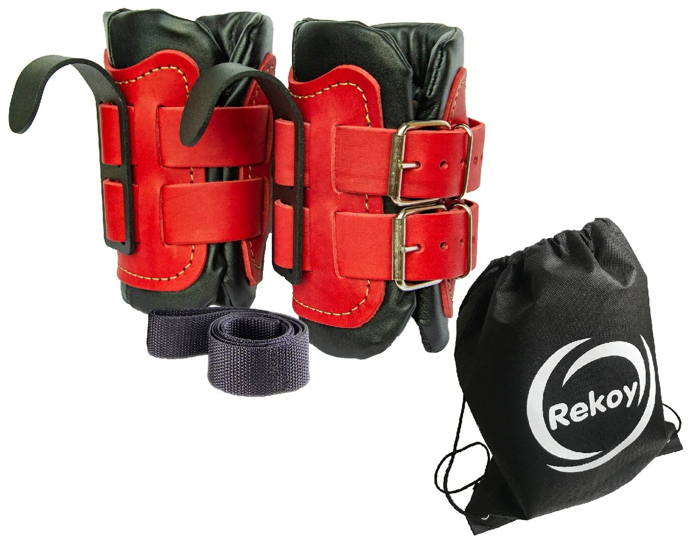 Ботинки гравитационные (инверсионные) ReKoy F104K кожаные, лямка страховочная, рюкзак на шнурках