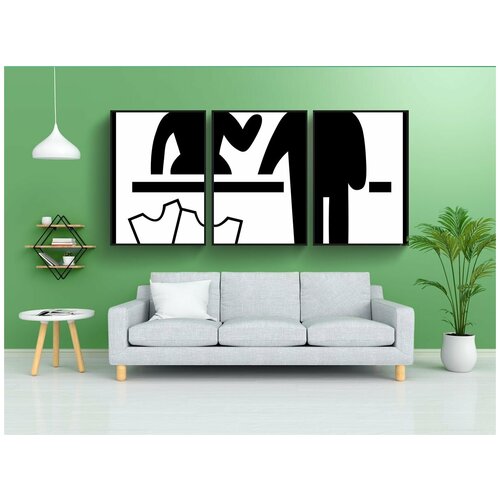 фото Набор модулных постеров для интерьера "консьерж, отель, сервисы" 60x90 см. в тубусе, без рамки lotsprints