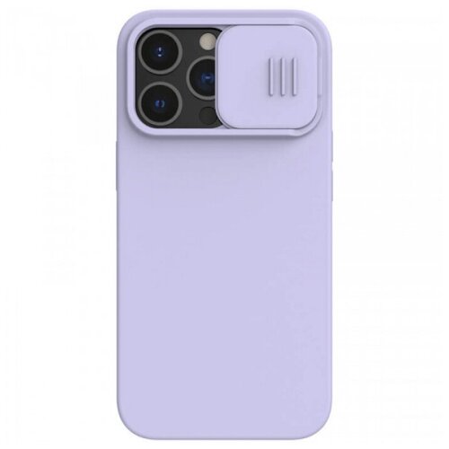 Nillkin CamShield Silky Magnetic Силиконовый чехол для магнитной зарядки с защитой камеры для iPhone 13 Pro силиконовый чехол для iphone 13 pro с защитой камеры серо голубой