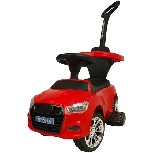 Каталка-толокар RiverToys Audi JY-Z06A, красный каталки rivertoys audi jy z01a