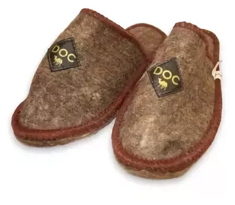 Тапочки Doctor (пантолеты) домашние войлочные в/ш (Коричневый, 25 (размер обуви 39))