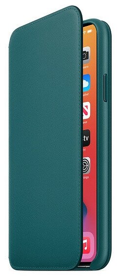 Чехол Apple IPhone 11 Pro Max Leather Folio Peacock