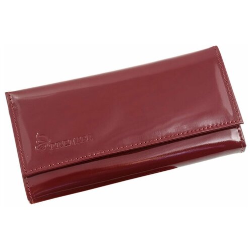 фото Кошелек женский из натуральной кожи, маленький бумажник для денег, портмоне на каждый день красный cro-d-1-138 нет бренда